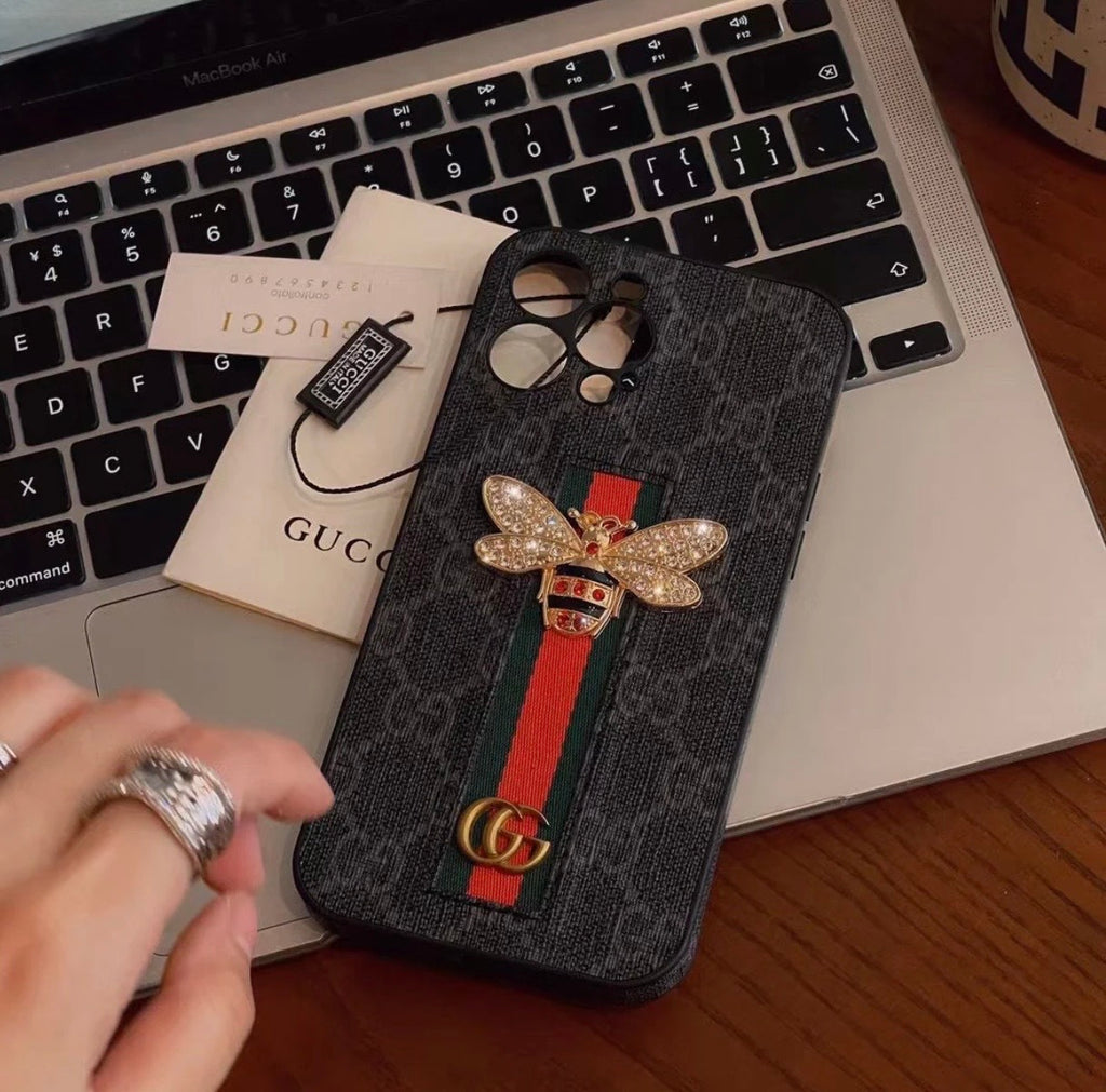 Bee Trendy Phone Case For iPhone With Hand Holder