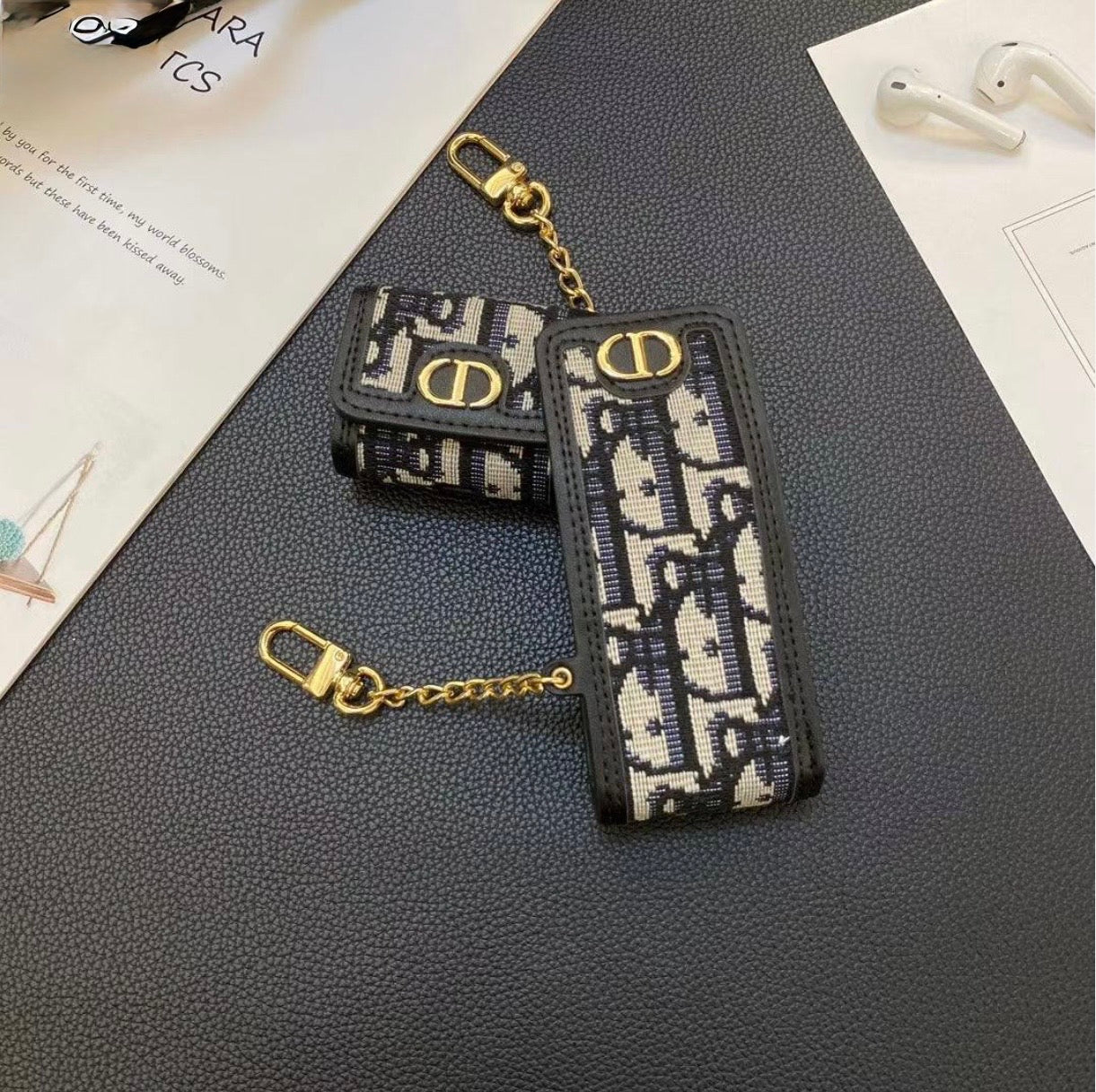 Iconic Luxury AirPods Case Fashionable Accessory