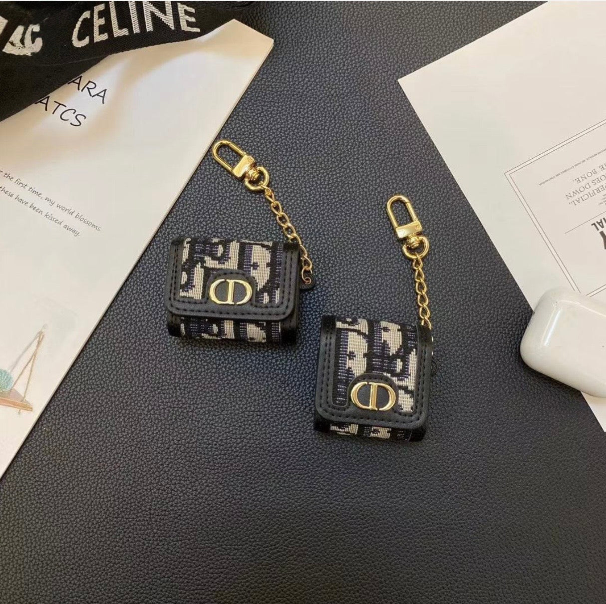 Iconic Luxury AirPods Case Fashionable Accessory